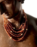 Collier Ras de Cou Perles Marron – Style Naturel Bohème