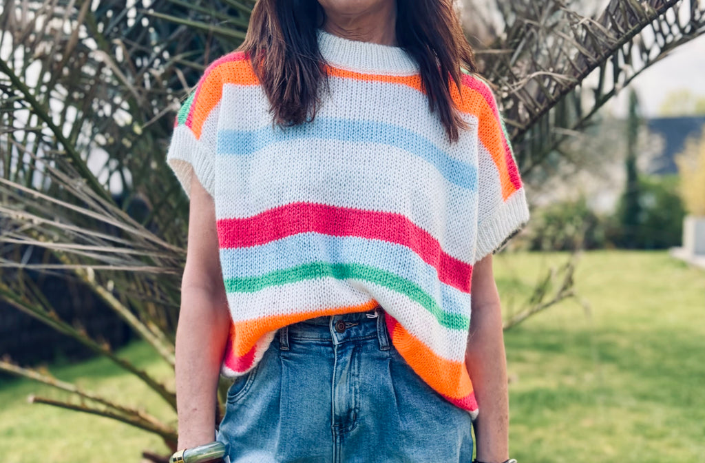 Pull manches courtes