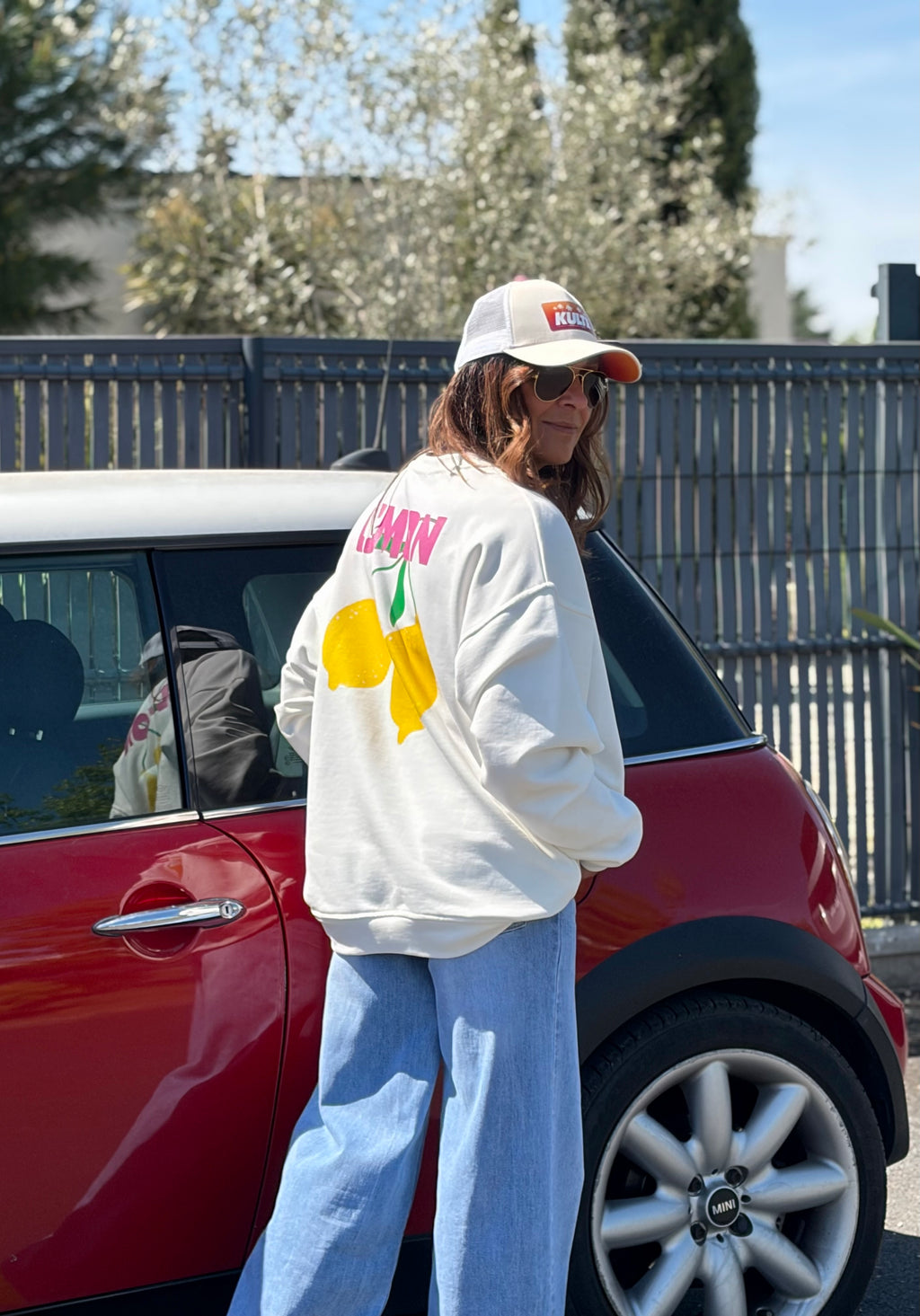 Sweat-shirt blanc